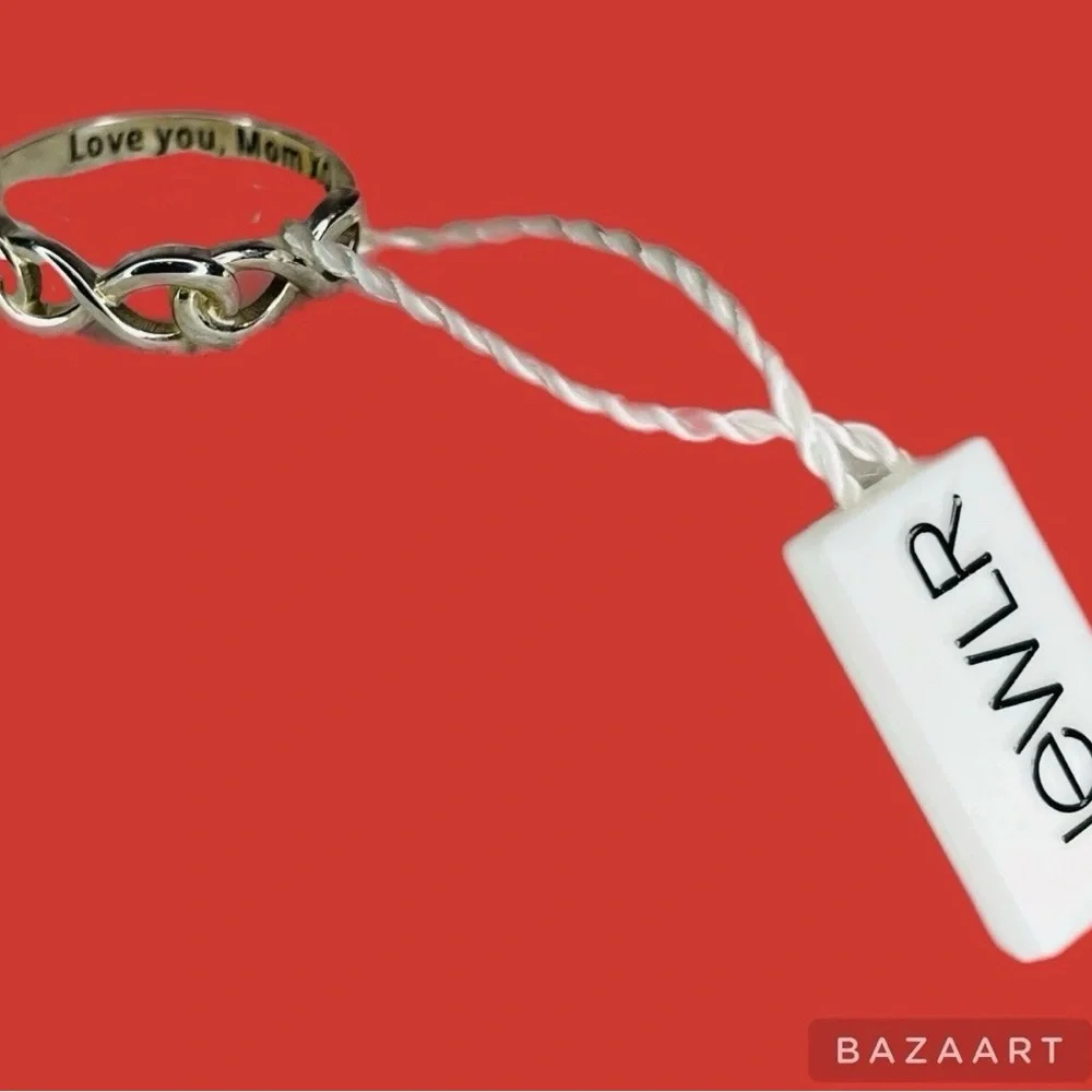 Sz 6 925 silver triple infinity ring by jewlr for daughter